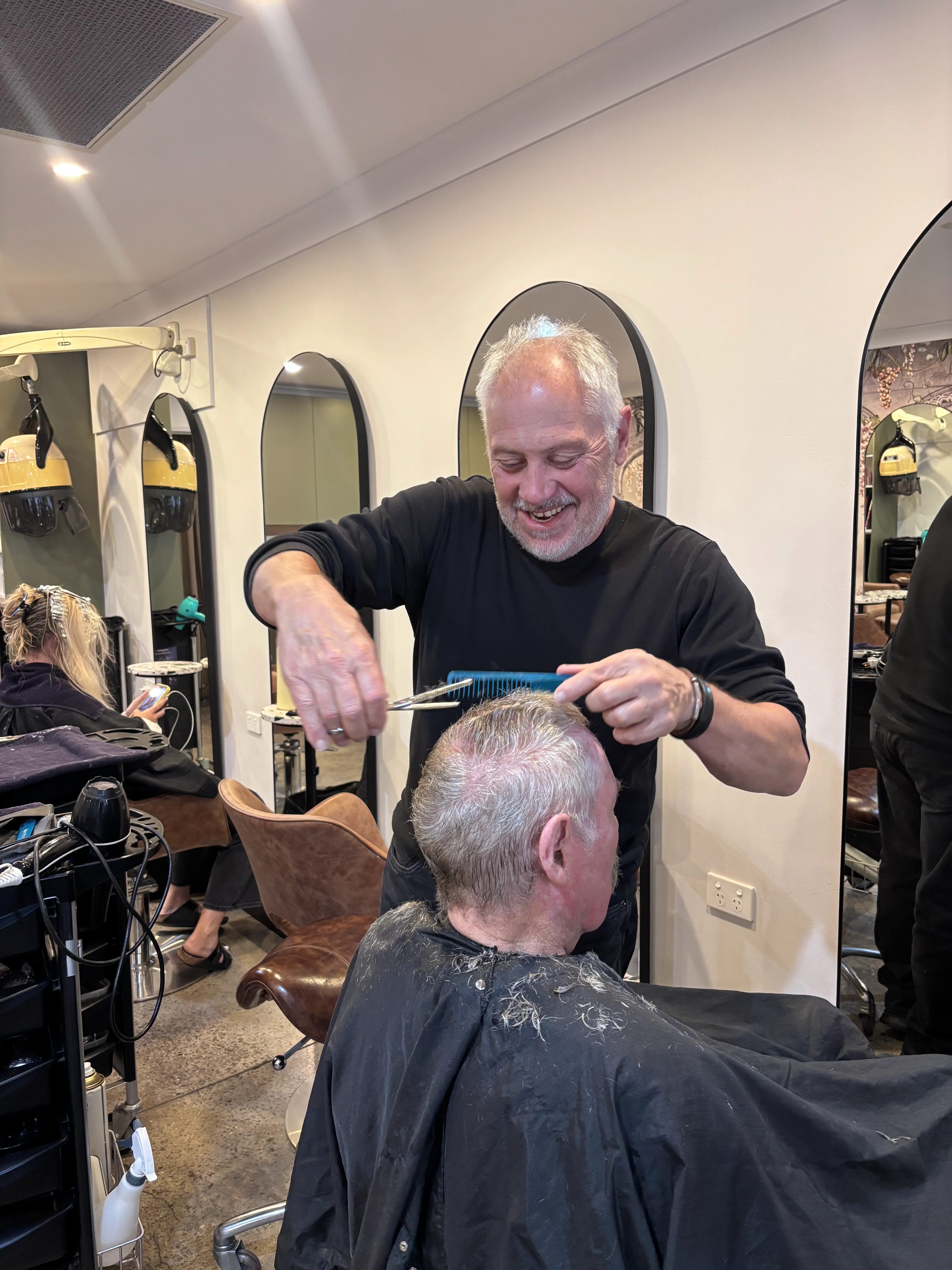 Hair work by Laurence