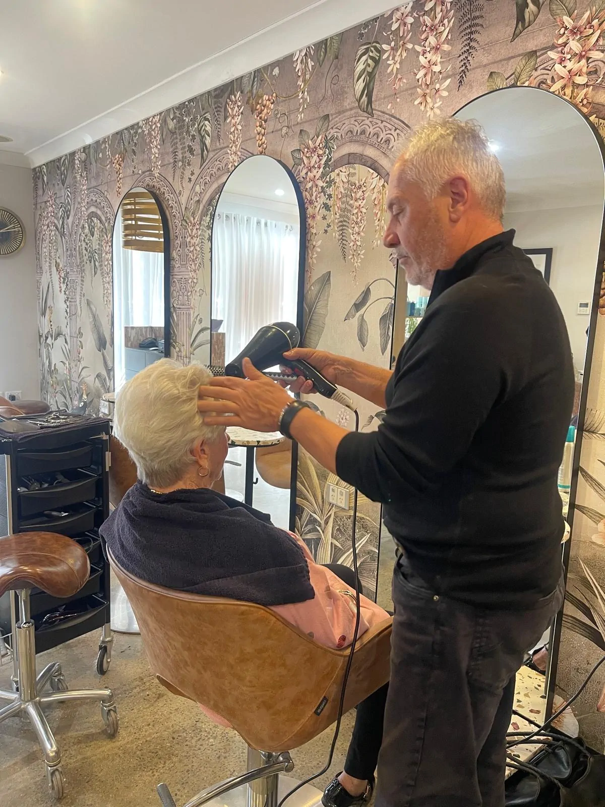 Hair work by Laurence