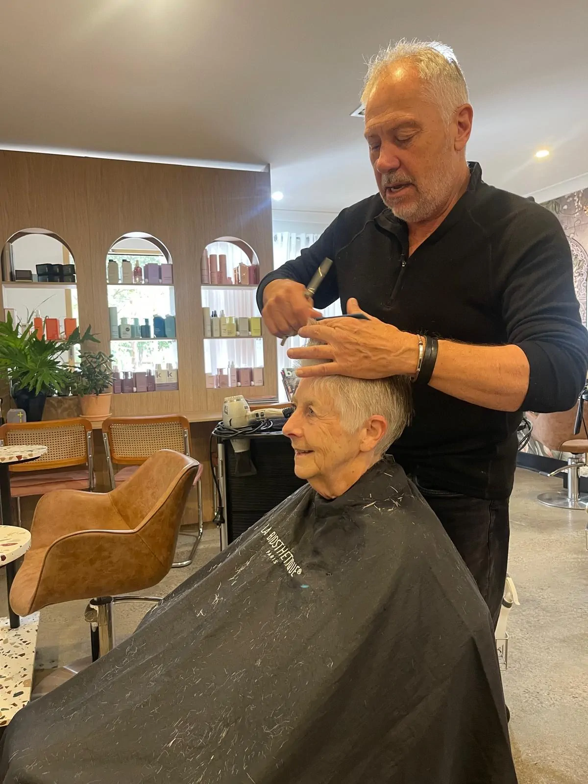 Hair work by Laurence